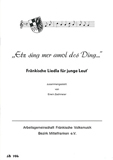 Etz sing mer amol des Ding - Fränkische Liedla für junge Leut